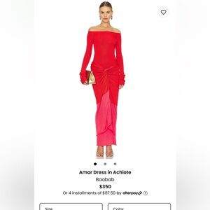 Amar Dress in Achiote